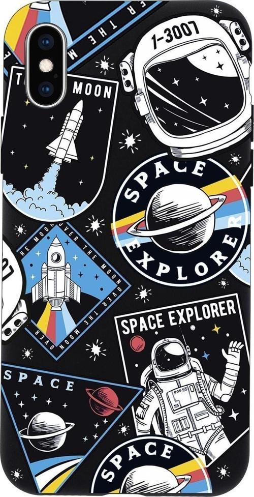 İphone Xs Space Design Premium Silikonlu Telefon Kılıfı