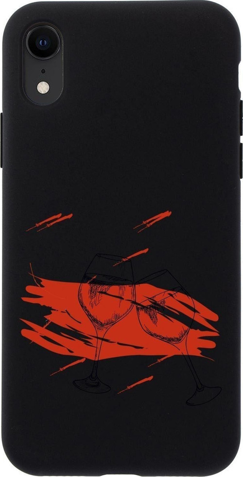 İphone Xr Spilled Wine Premium Silikonlu Telefon Kılıfı