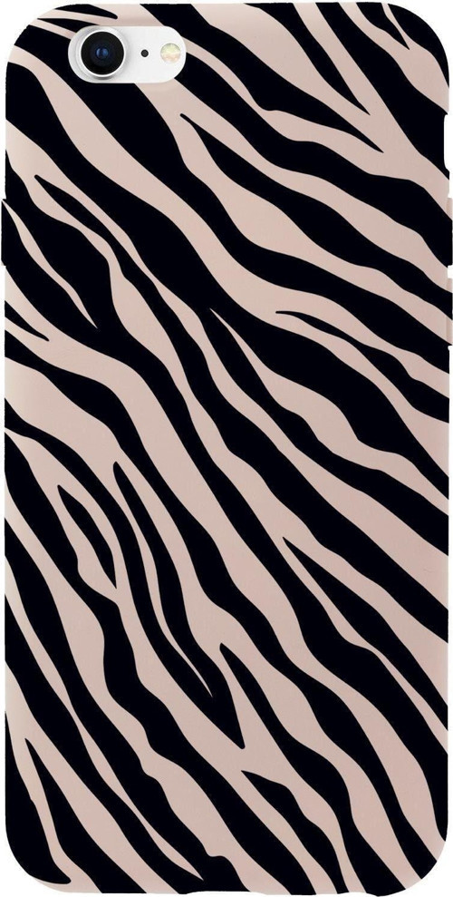 İphone 6 Plus Zebra Pattern Premium Silikonlu Telefon Kılıfı
