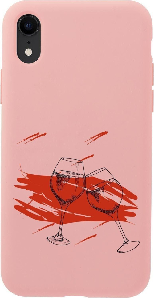İphone Xr Spilled Wine Premium Silikonlu Telefon Kılıfı