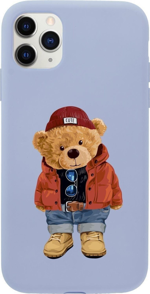Iphone 11 Pro Teddy Bear Premium Silikonlu Telefon Kılıfı