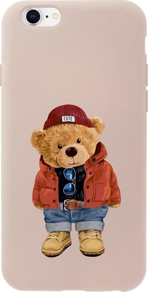 İphone 6S Teddy Bear Premium Silikonlu Telefon Kılıfı