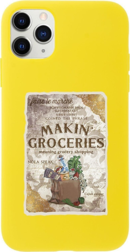 Iphone 11 Pro Makin Groceries Premium Silikonlu Telefon Kılıfı