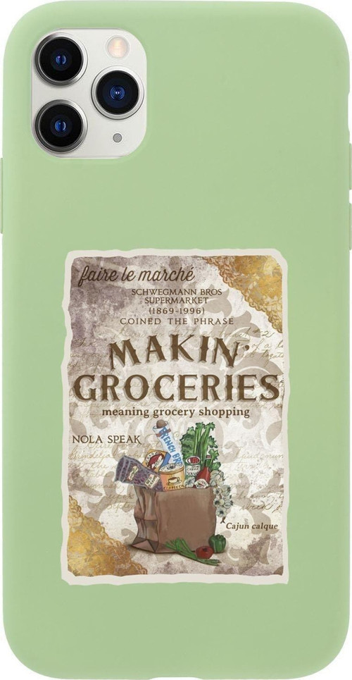 Iphone 11 Pro Makin Groceries Premium Silikonlu Telefon Kılıfı