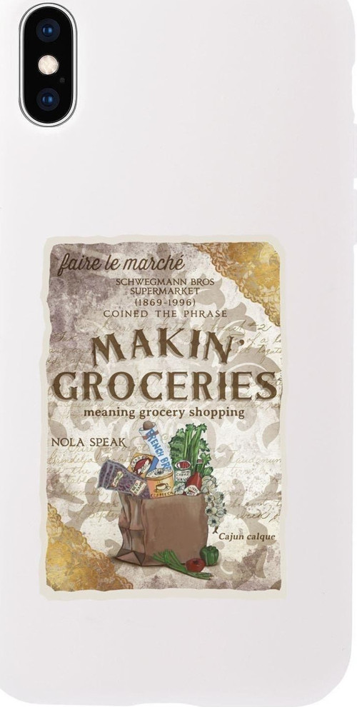 İphone X Makin Groceries Premium Silikonlu Telefon Kılıfı