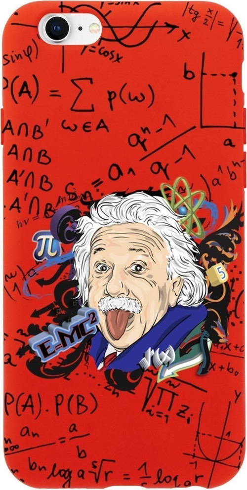 İphone 6 Plus Einstein In Formula Desenli Premium Silikonlu Telefon Kılıfı