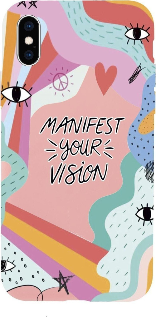 İphone Xs Max Manifest Your Vision Premium Silikonlu Telefon Kılıfı