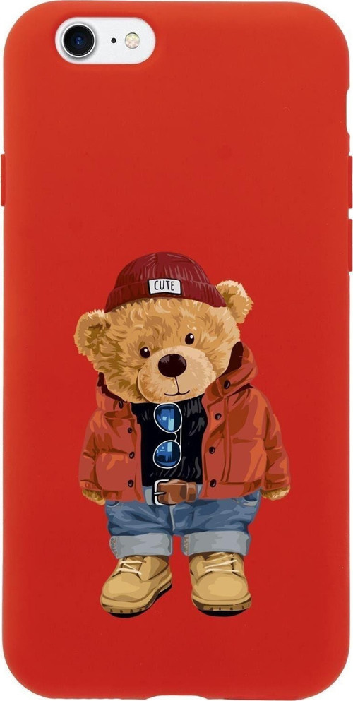 İphone 7 Teddy Bear Premium Silikonlu Telefon Kılıfı