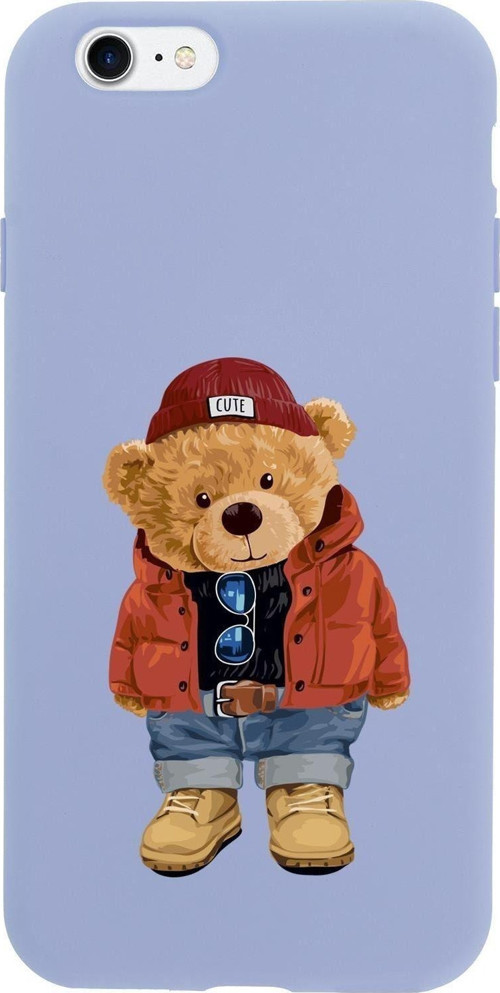 İphone 7 Teddy Bear Premium Silikonlu Telefon Kılıfı