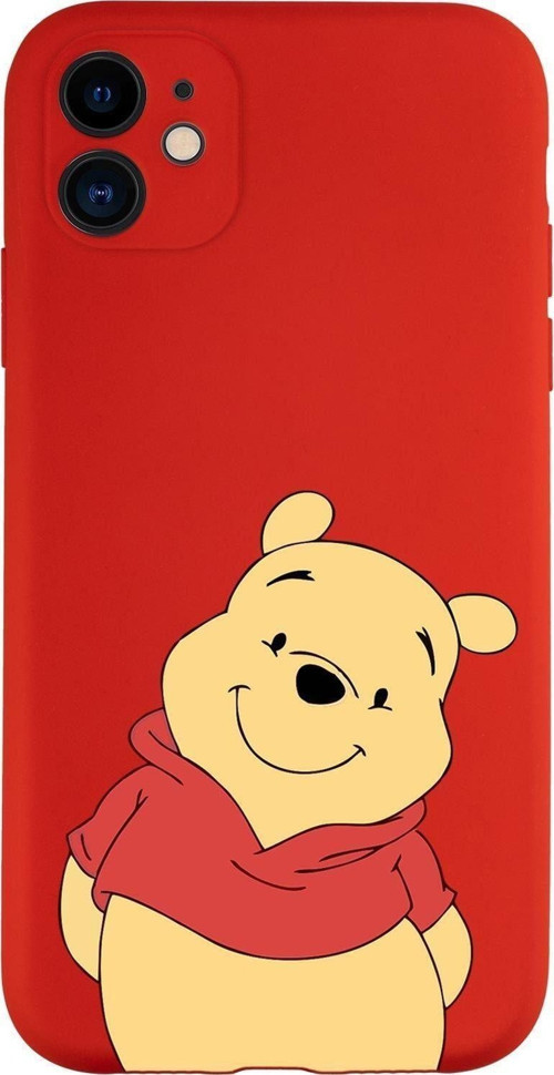 Iphone 11 Uyumlu Pooh Desenli Kamera Korumalı Lansman Kılıf Premium Silikonlu
