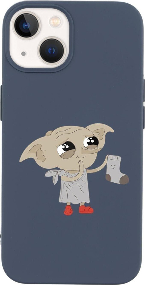 İphone 14 Plus Uyumlu Dobby Desenli Premium Silikonlu Lansman Telefon Kılıfı