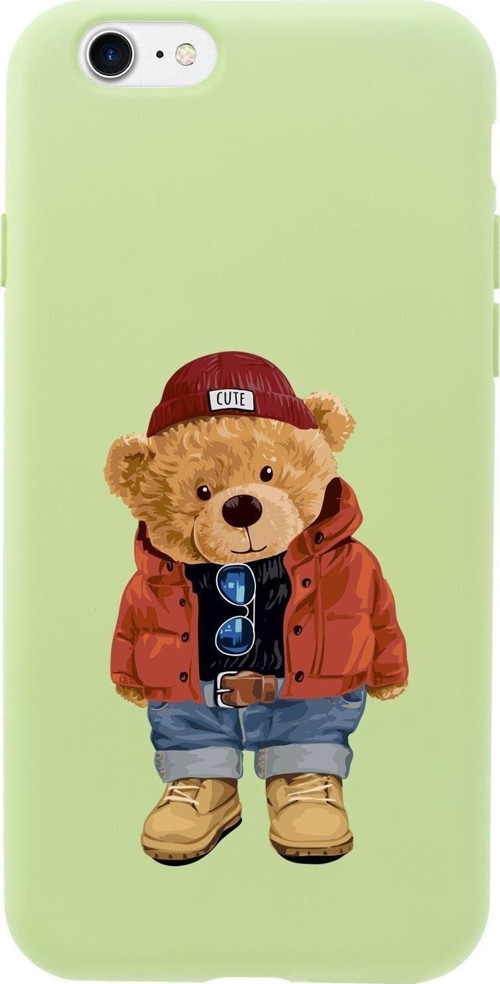 İphone 7 Teddy Bear Premium Silikonlu Telefon Kılıfı