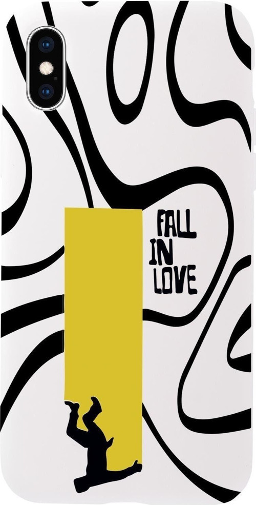 İphone X Fall In Love Premium Silikonlu Telefon Kılıfı