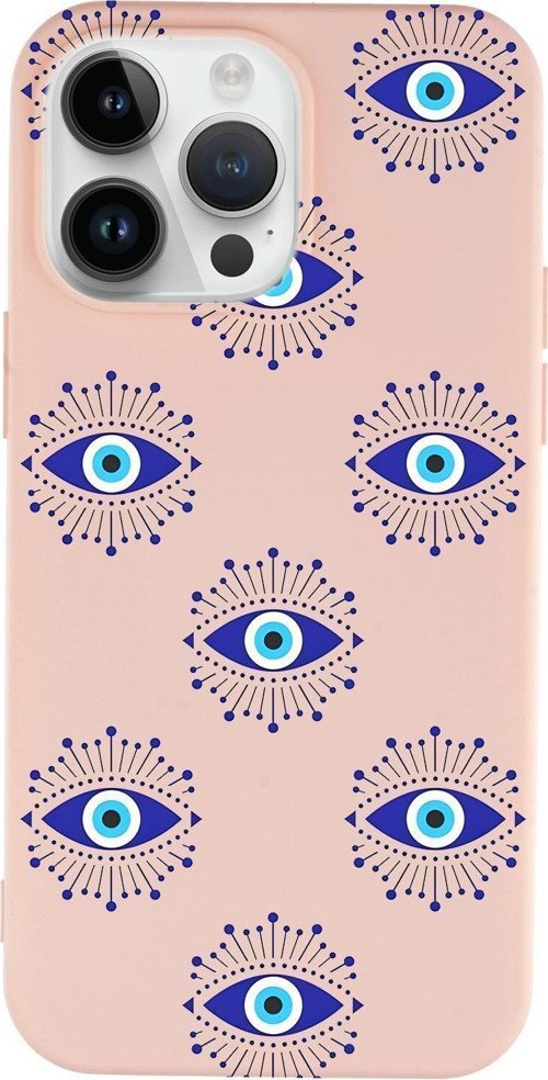 İphone 15 Pro Uyumlu Mystic Aura Desenli Premium Silikonlu Telefon Kılıfı