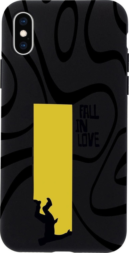 İphone X Fall In Love Premium Silikonlu Telefon Kılıfı