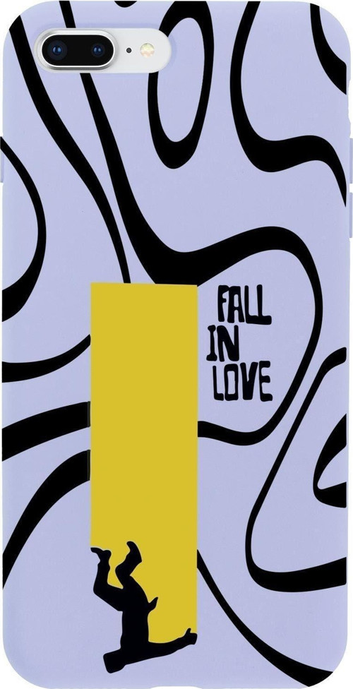 İphone 8 Plus Fall In Love Premium Silikonlu Telefon Kılıfı