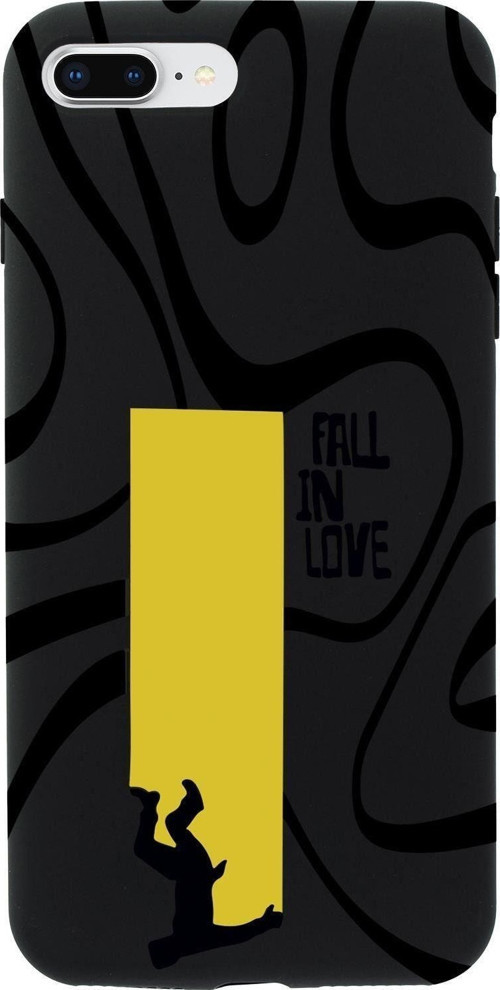 İphone 8 Plus Fall In Love Premium Silikonlu Telefon Kılıfı