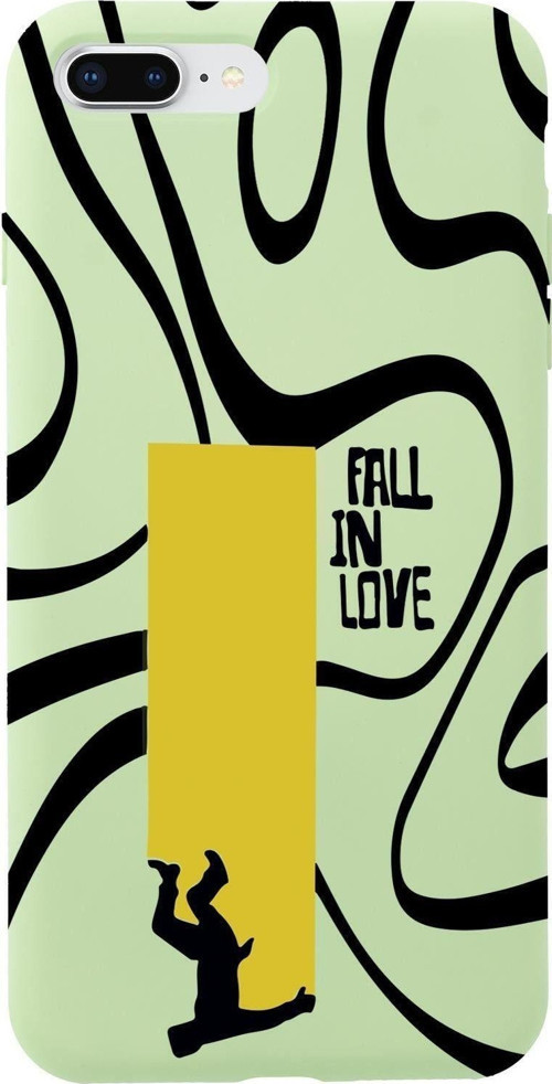 İphone 8 Plus Fall In Love Premium Silikonlu Telefon Kılıfı