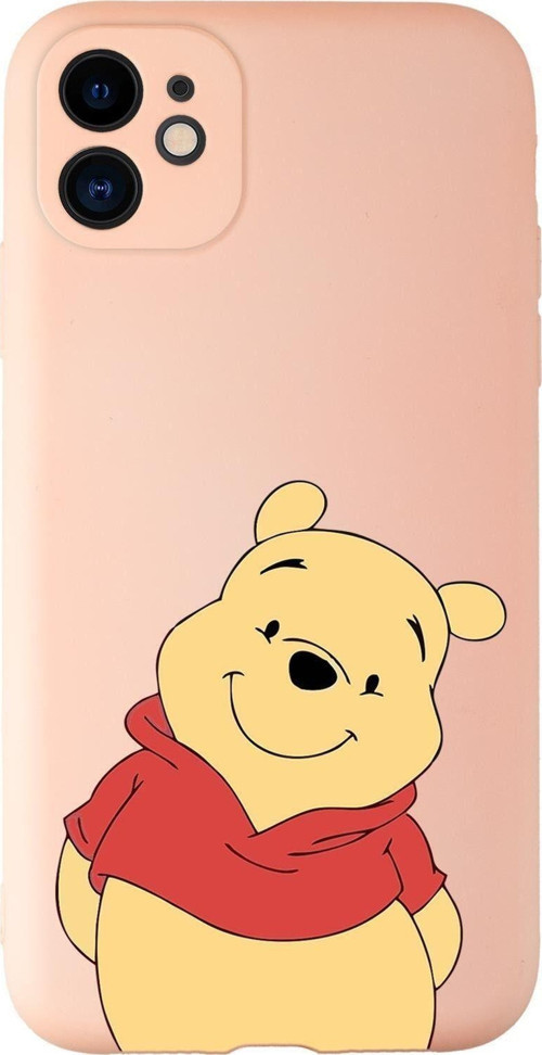 Iphone 11 Uyumlu Pooh Desenli Kamera Korumalı Lansman Kılıf Premium Silikonlu