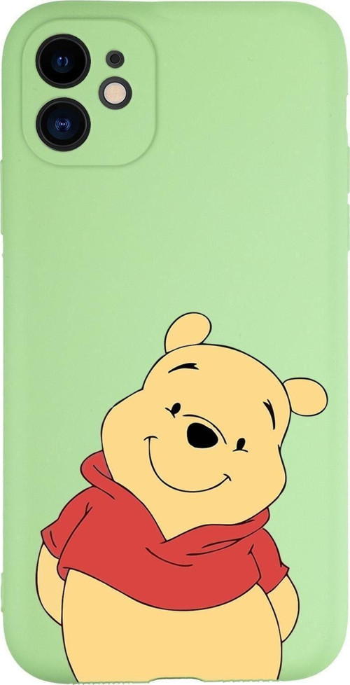 Iphone 11 Uyumlu Pooh Desenli Kamera Korumalı Lansman Kılıf Premium Silikonlu