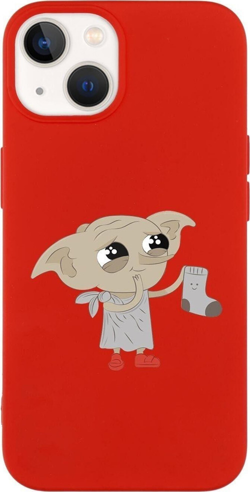 İphone 14 Plus Uyumlu Dobby Desenli Premium Silikonlu Lansman Telefon Kılıfı