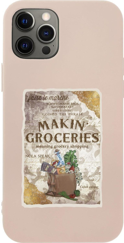 Iphone 12 Pro Max Makin Groceries Premium Silikonlu Telefon Kılıfı