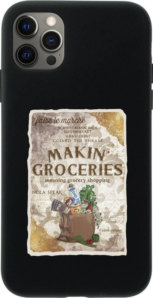 Iphone 12 Pro Max Makin Groceries Premium Silikonlu Telefon Kılıfı