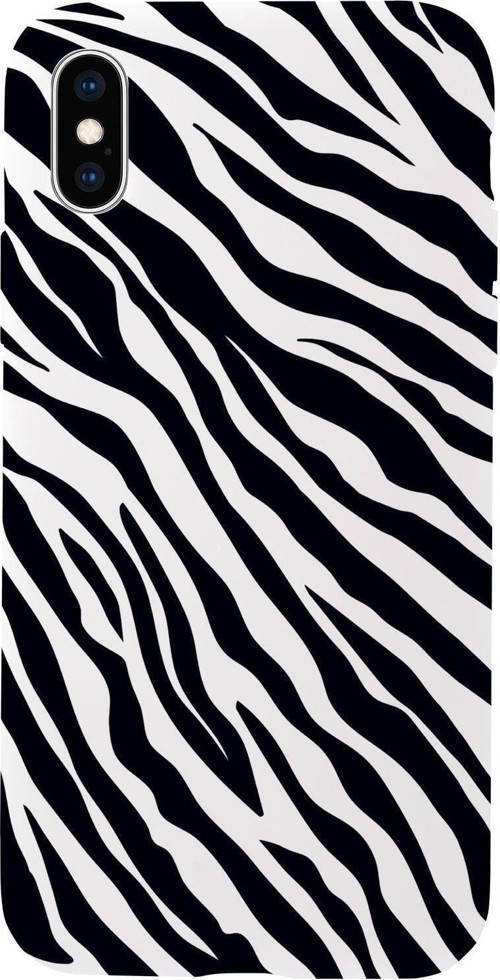 İphone Xs Zebra Pattern Premium Silikonlu Telefon Kılıfı