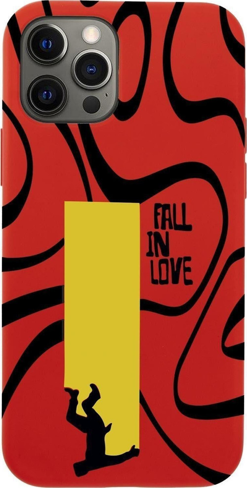 Iphone 12 Pro Max Fall In Love Premium Silikonlu Telefon Kılıfı