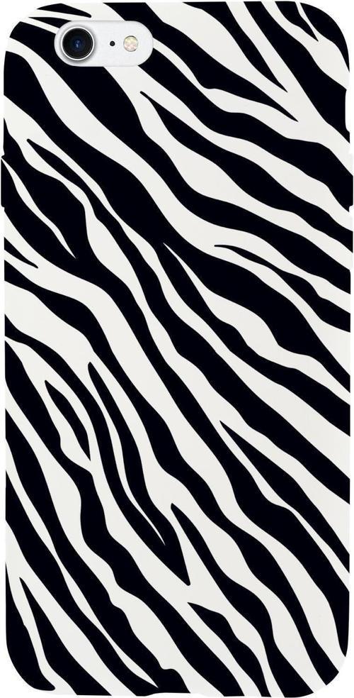 İphone 8 Zebra Pattern Premium Silikonlu Telefon Kılıfı
