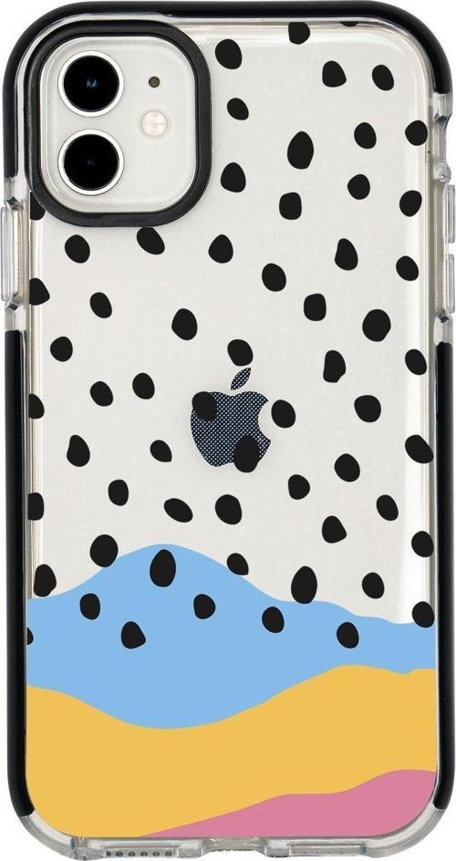 Iphone 11 Shine Desenli Candy Bumper Silikonlu Telefon Kılıfı