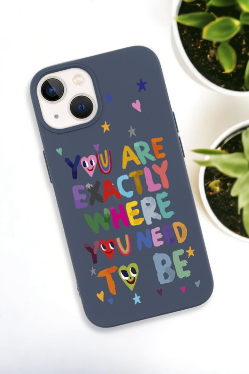 İphone 15 Uyumlu Need To Be Desenli Premium Silikonlu Lansman Telefon Kılıfı