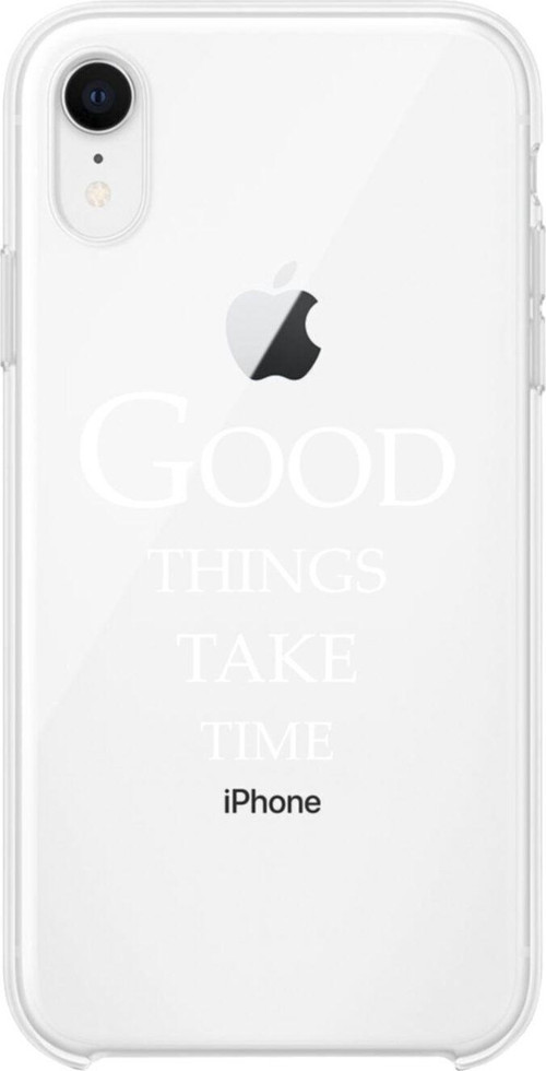 İphone Xr Good Thing Take Şeffaf Telefon Kılıfı