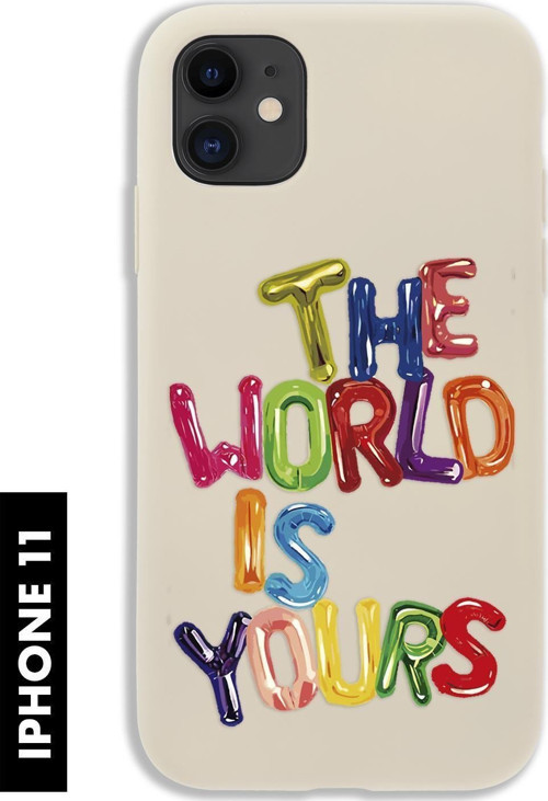 İphone 11 Uyumlu The World Desenli Premium Silikonlu Lansman Telefon Kılıfı