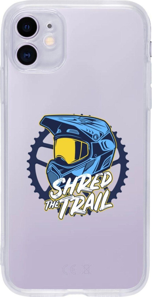 Iphone 11 Shred The Trail Şeffaf Telefon Kılıfı