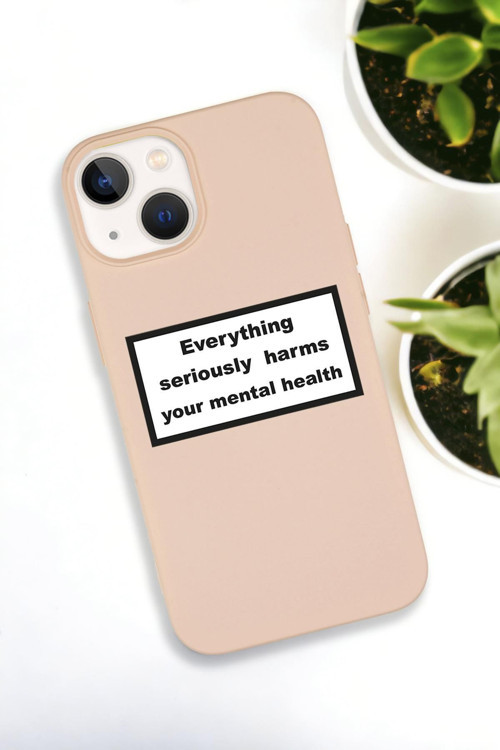 İphone 15 Plus Uyumlu Everything Desenli Premium Silikonlu Lansman Telefon Kılıfı