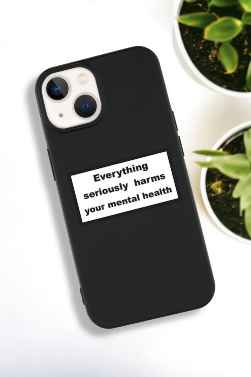 İphone 15 Plus Uyumlu Everything Desenli Premium Silikonlu Lansman Telefon Kılıfı