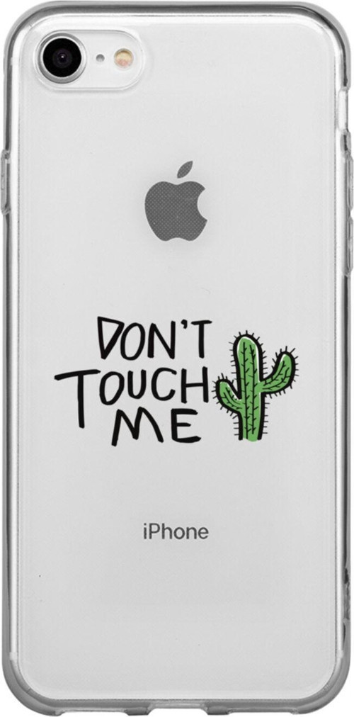 İphone Se Dont Touch Me Şeffaf Telefon Kılıfı
