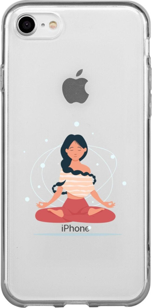 İphone 7 Medidation Şeffaf Telefon Kılıfı