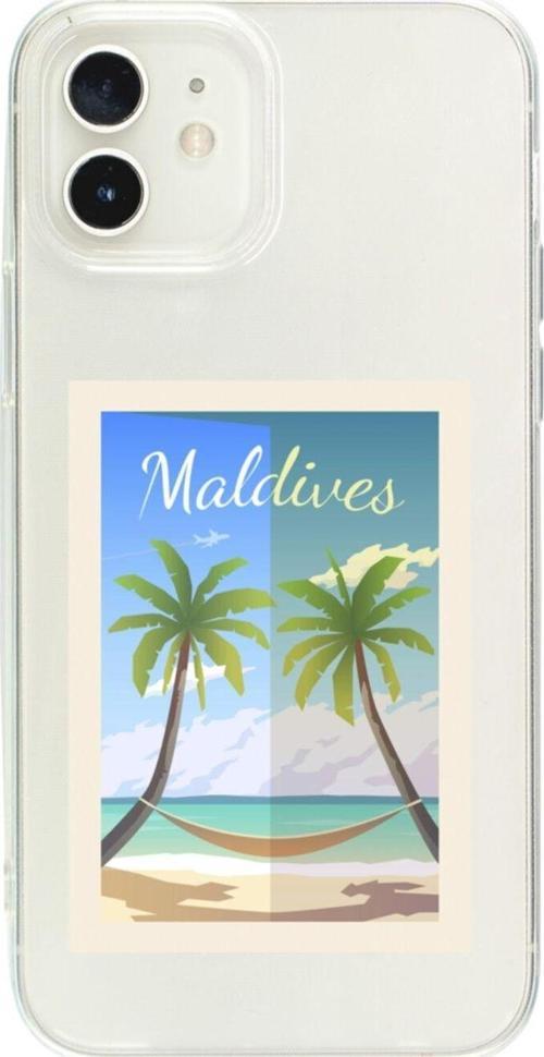 İphone 12 Maldives Şeffaf Telefon Kılıfı