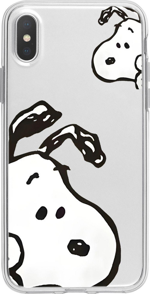 İphone X / Xs Uyumlu Cool Doggo Desenli Şeffaf Silikonlu Telefon Kılıfı