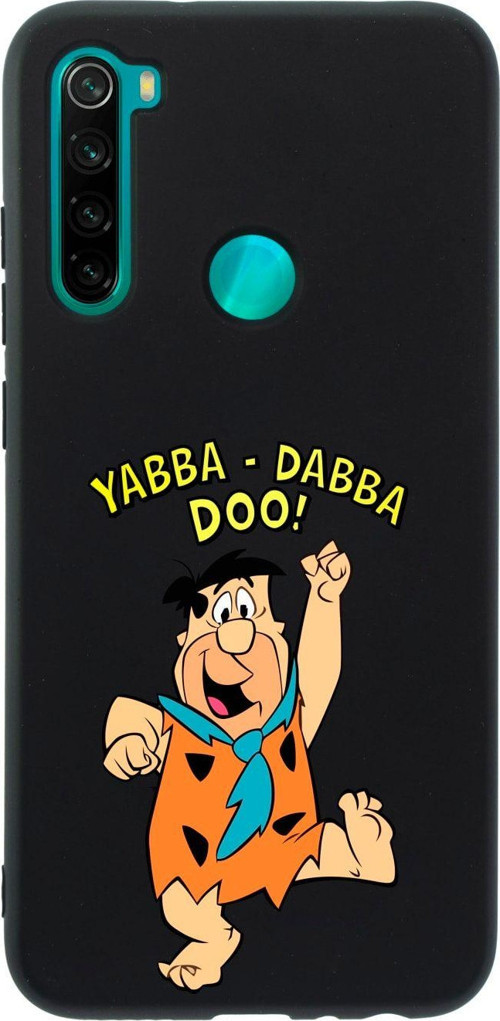 Xiaomi Redmi Note 8 Inek Desenli Çakmaktaş Premium Silikonlu Lansman Siyah Telefon Kılıfı