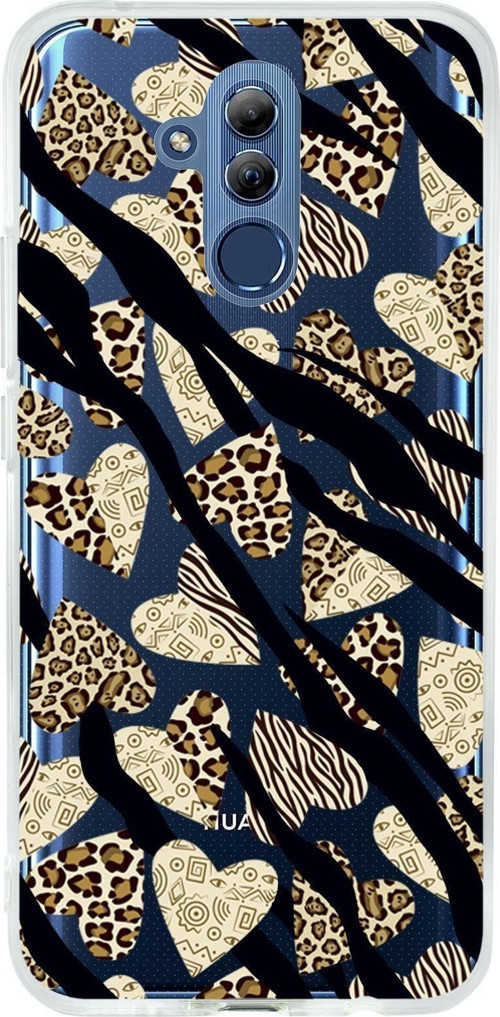 Huawei Mate 20 Lite Love Animals Premium Şeffaf Silikon Kılıf