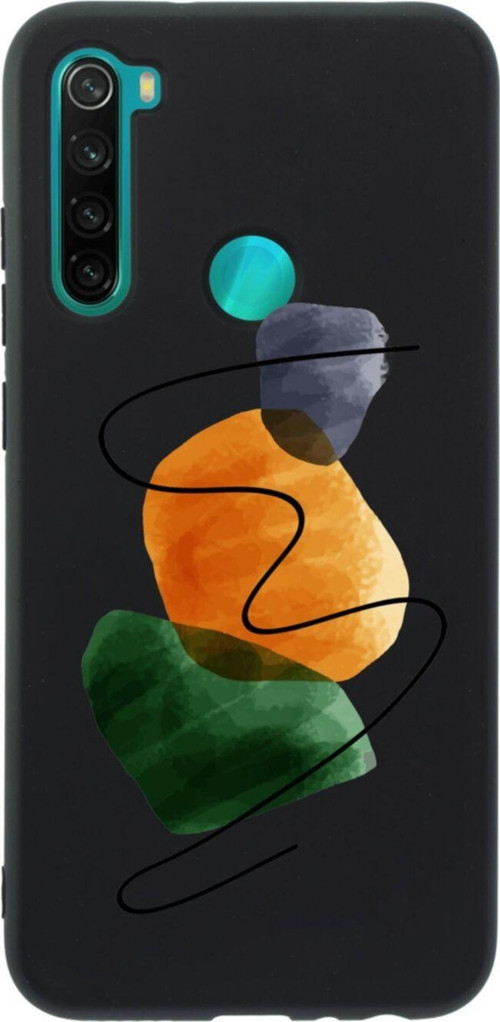 Xiaomi Redmi Note 8 Art 3 Premium Silikonlu Lansman Siyah Telefon Kılıfı