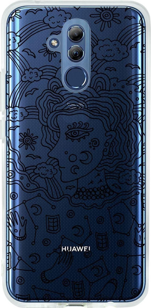 Huawei Mate 20 Lite Art Of Astrology Premium Şeffaf Silikon Kılıf