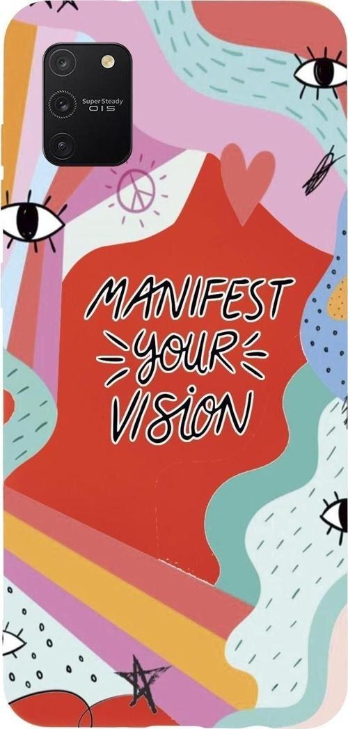 S10 Lite Uyumlu Manifest Your Vision Premium Silikonlu Telefon Kılıfı
