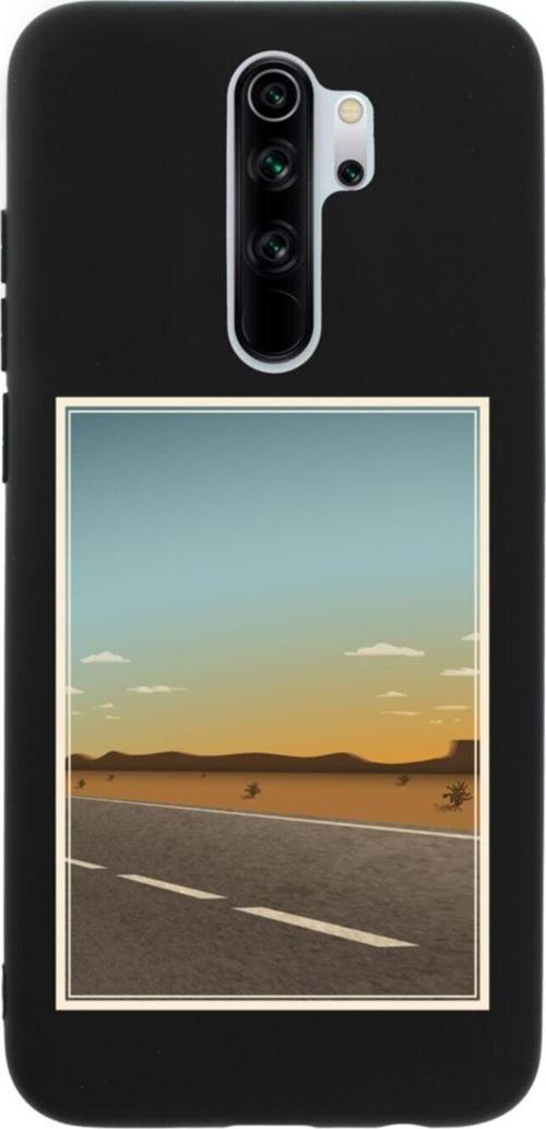 Xiaomi Redmi Note 8 Pro Road Premium Silikonlu Lansman Siyah Telefon Kılıfı