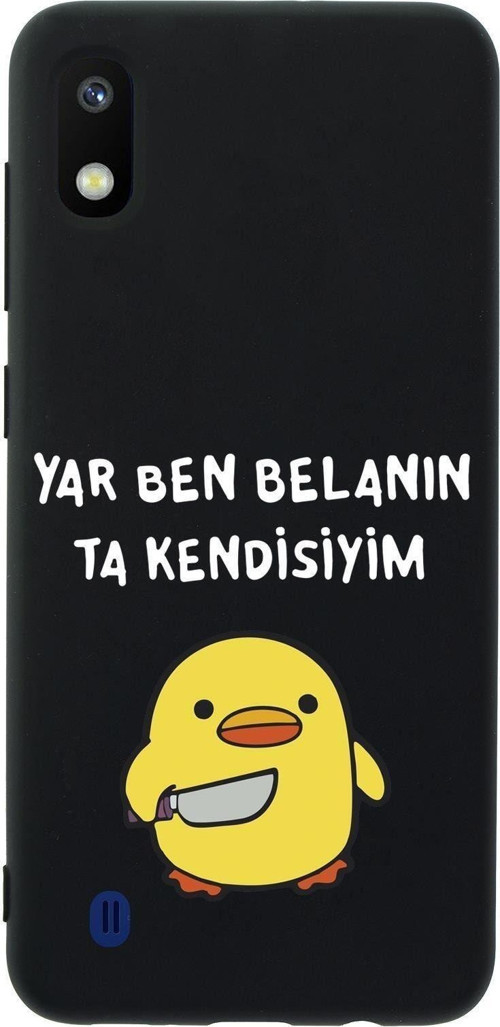 Samsung A10 Katil Civciv Desenli Premium Silikonlu Telefon Kılıfı
