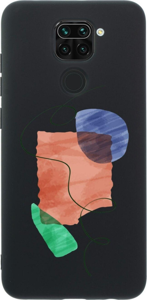 Xiaomi Redmi Note 9 Art 2 Premium Silikonlu Lansman Siyah Telefon Kılıfı