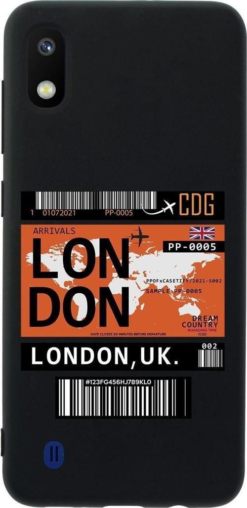 Samsung A10 London Premium Silikonlu Telefon Kılıfı